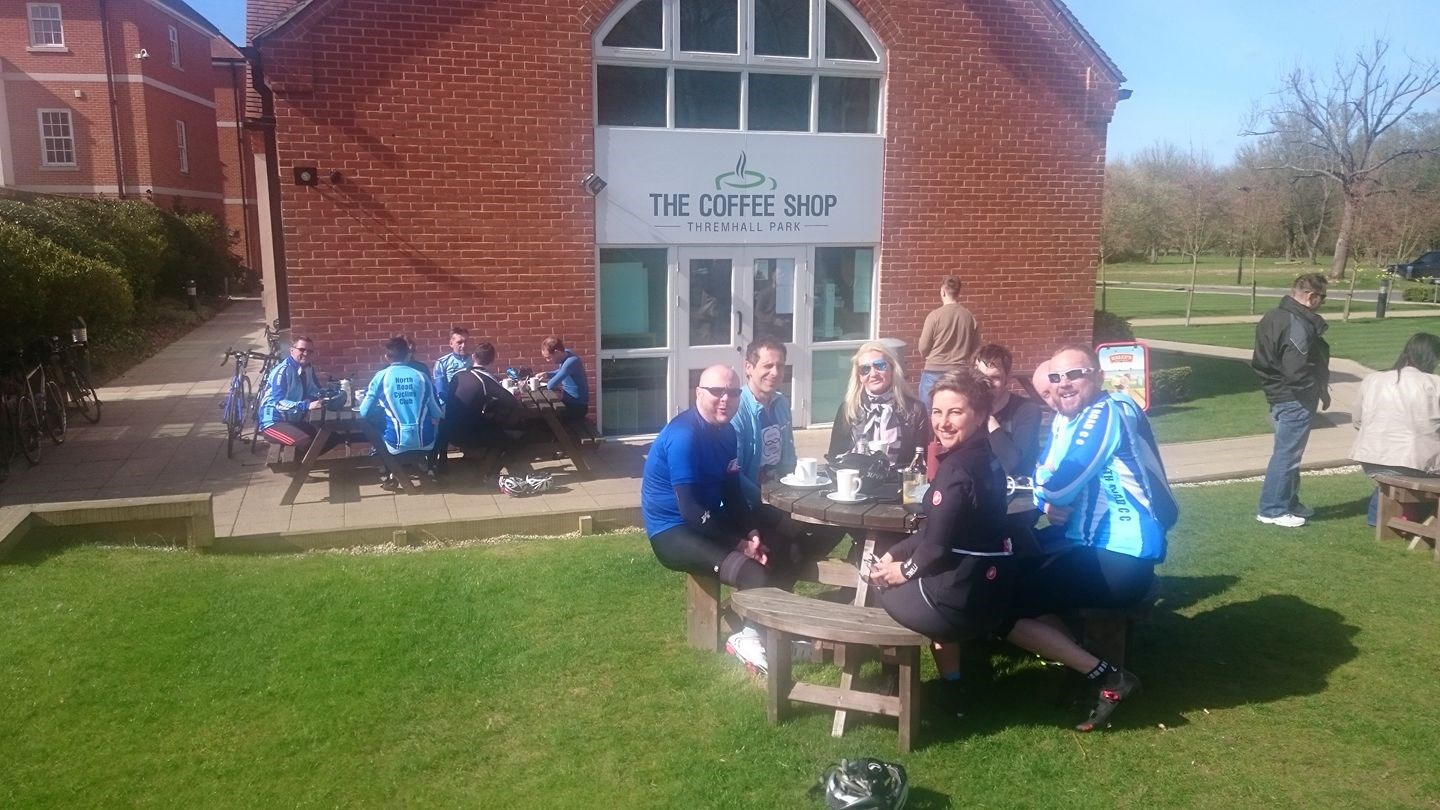 Club run to The Coffee Shop, Thremhall Park, Takeley