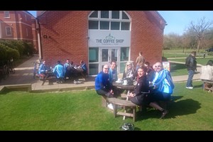 Club run to the Thremhall Park Cafe, Takeley